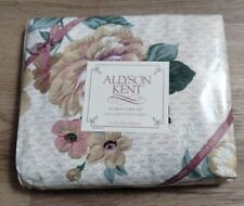 Allyson Kent Chatham Queen Fitted Sheet Floral USA Vintage 1993 picture