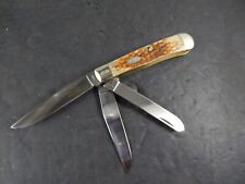 1996 CASE 1996XX 6354SS 3-blade TRAPPER KNIFE IBCA Club knife picture