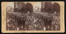A week of parades, Columbus celebration, New York, USA Old Photo picture