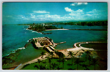 1950s San Juan Puerto Rico Fort San Geronimo Condado Lake Vintage Postcard picture