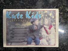 Kute Kids Collection Notecards Open Box 11 Unused Cards Stationary Vintage picture