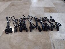 Lot of 10 Vintage 2 Pin 2 Prong Small Appliance Power Cords picture