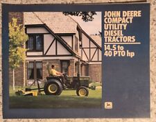 1980s John Deere Tractors Sales Brochure 1250 Dealer Advertising Catalog Wall  picture