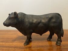 SCHLEICH BLACK ANGUS BULL 13766 Farm Life Male Animal Toy Cow Figure Retired 🐄 picture