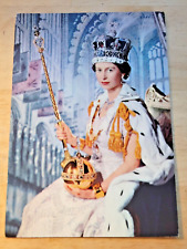 Postcard Queen Elizbeth Coronation 1953 picture