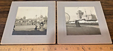 2 Vintage 1904 Worlds Fair Photos Tyrolean Alps New York to North Pole Exhibits picture