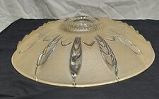 EXQUISITE  ANTIQUE / VINTAGE  CEILING LIGHT GLASS SHADE picture