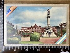 Columbus Monument & Govt House, Buenos Aires Mid Cent Vintage Postcard Argentina picture