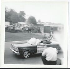 JIM CLARK AND COLIN CHAPMAN CELEBRATE INDY 500 VICTORY 1965 B/W PHOTOGRAPH picture