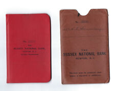 c1917 Sussex National Bank Newton New Jersey NJ Savings Department Checkbook picture