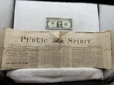 1876 February 19th Public Spirit Newspaper Hatboro PA Montgomery County Vtg picture