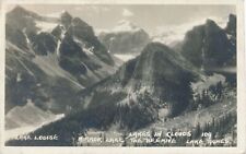 LAKE LOUISE AB - Lakes In Clouds Real Photo Postcard rppc picture