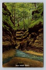 Marshall IN-Indiana, Turkey Run State Park, Antique, Vintage c1957 Postcard picture