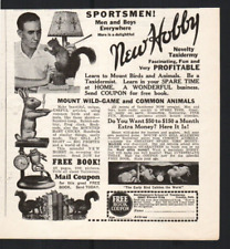 1931 Vintage Old Print Ad Learn Taxidermy Northwestern School Advertising #3 picture