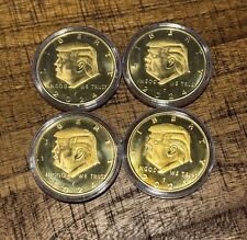 2024 Donald Trump President Gold Coin IN GOD WE TRUST  (1 pc) picture