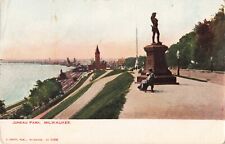 Milwaukee WI Wisconsin, Juneau Park, Vintage Postcard picture