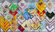 Huge Lot of 42 Boy Scout BSA Neckerchiefs Philmont, OA, Camp, Council, Troop etc picture