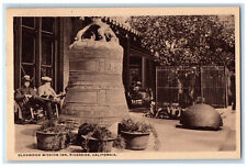 c1940's Big Chinese Bell Glenwood Mission Inn Riverside California CA Postcard picture