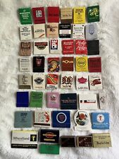 47 VTG 1970s 1980s Assorted Matchbooks Matches Advertising Covers NEVER USED picture