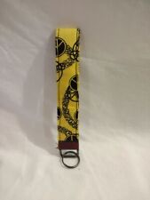 yellow peace sign keychain picture