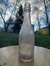 Antique Hand Blown SCA Sun Color Bottle Curtis Brother's Preservers Rochester NY picture