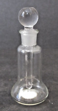 VINTAGE 1947 Roger & Gallet Glass Perfume Bottle w/ Stopper Dauber - 2.5
