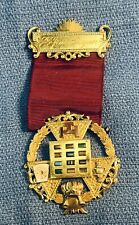 1948 Grand Chapter Royal Arch 14k Gold Past High Priest Medal Masonic Rarity picture