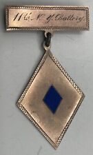 RARE IMPORTANT US CIVIL WAR UNION VETERAN NAMED 3rd CORPS BADGE 11th BATTERY NY picture