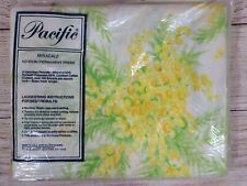 Vintage Pacific French Mimosa Double Flat Bed Sheet 81