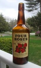 Antique Labeled FOUR ROSES BLENDED WHISKEY Liquor Bottle picture