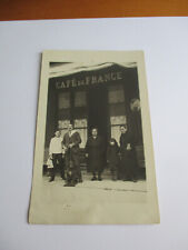 CPA aude 11 sigean or approx cafe de france photo card picture