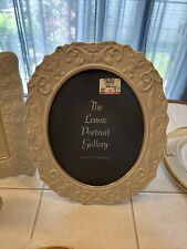Vintage Ov Lenox China Porcelain 8x10 Gold Accent Picture Frame. USA picture