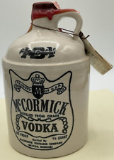 Vintage EMPTY 1969 Little Brown Jug McCormick Vodka USA Crafting Kit Barware picture
