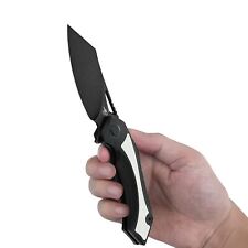 New Bestech Knives Kasta Linerlock Black/White Folding Poket Knife BG45D picture