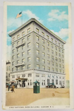 1929 First National Bank Building Durham North Carolina Postcard picture