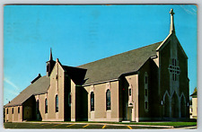 c1960s Holy Family Catholic Church Sanford Maine Vintage Postcard picture