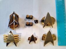 Star Trek metal vintage Uniform Insignia (set of 5 + pips) picture