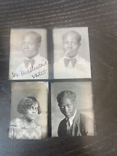 For early 1900s 1920s photo booth photograph of African-Americans Blacks picture