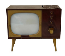 Vintage Salt Pepper Shaker 1960s TV Set, Mid Century  Retro, made USA television picture