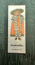 1978 McDonald's HAMBURGLAR Magnet Scarce / Vintage Nice Collectible picture