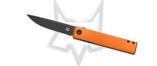 Fox Knife CHNOPS FX-543ALO Liner Lock Black BECUT Orange Aluminum Pocket Knives picture