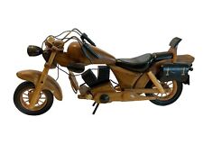 Vintage Handmade Wooden Harley Davidson? Indian? Motorcycle Man Cave Decor 14