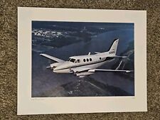 Vintage Beechcraft King Air E90 The Jetprop collectible airplane aircraft picture
