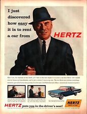 1960 Hertz Rent A Car Rental Chevrolet Impala Chairman of the Board Photo Ad d1 picture