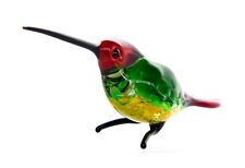 Hummingbird Hand Blown Art Glass Figurine Murano Handmade Bird 2.5*1.5*5.5 inch picture