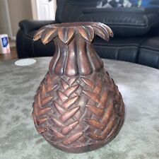 Vintage BOHO Candle Holder/ Pineapple  / 8x6” picture