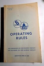 C&O / B&O OPERATING RULES picture
