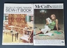 2 Vintage McCalls Sew-It Book and Step by Step Sewing Magazines 1965 1966  picture