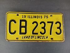 1975 Illinois IL License Plate CB 2373 picture