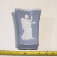 Antique “Wedgewood” Jasperware Vase – Archangel Jerahmeel - matte blue – RARE picture